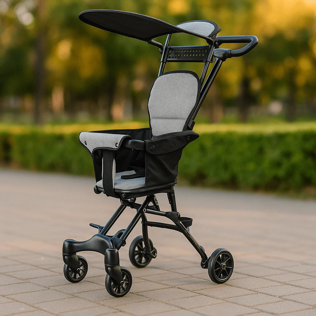 Foldable Baby Stroller With Sunshade