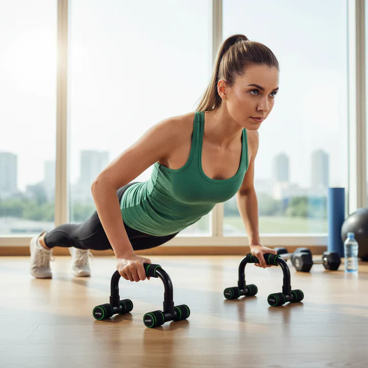 H-Shaped Non-Slip Push-Up Stands - Home Exercise Equipment