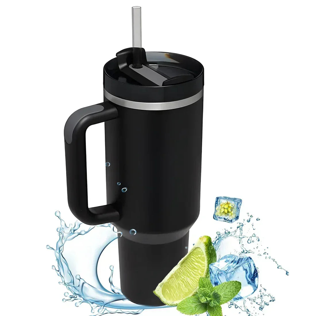Stainless Steel 1200ML Tumbler With Straw ( Hot Sellingš„)