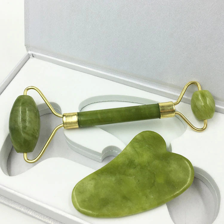 Jade Roller With Gua sha