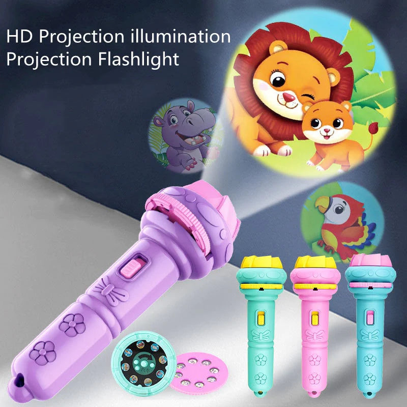 Cartoon Projector Torch Educational Toy