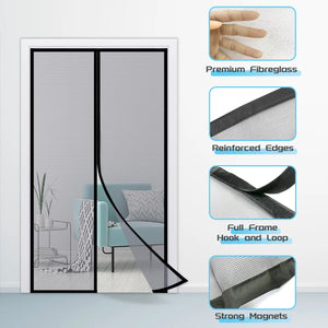 Magnetic Mesh Screen Anti Mosquito Door