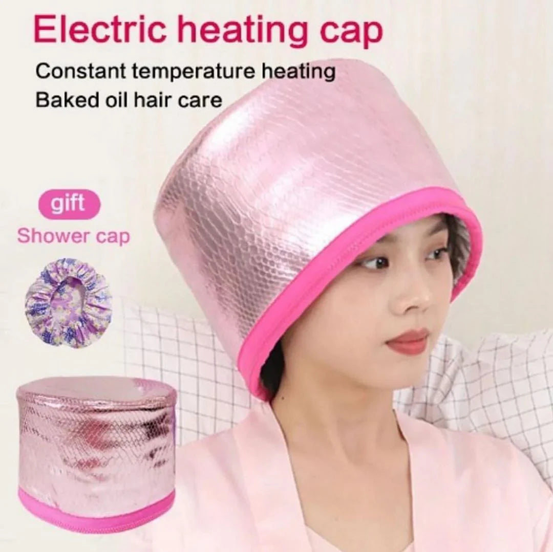 Electric Thermal Hair Steamer Cap for Hair SPA Massager