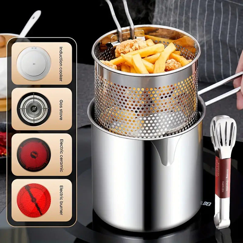 Stainless Steel Deep Frying Pot