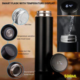 Smart LED Temperature Display Water Bottle 500ML