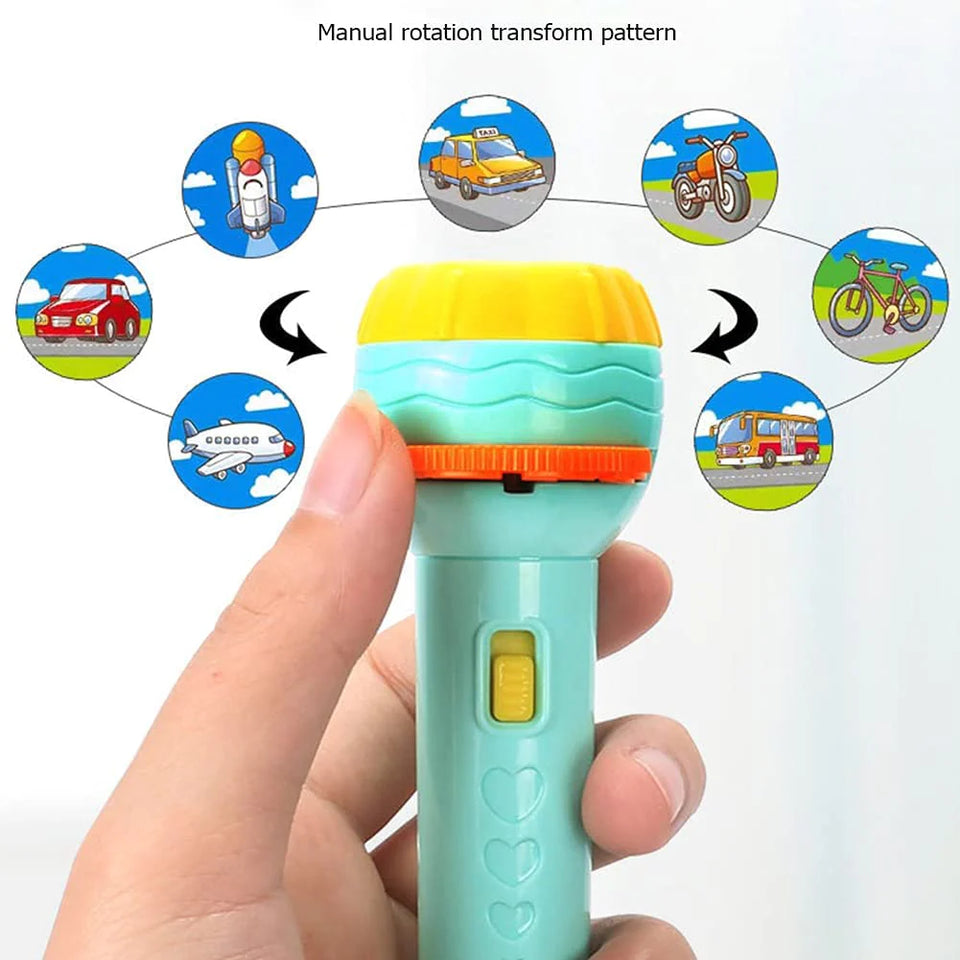 Cartoon Projector Torch Educational Toy
