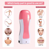 3 In 1 Depilatory Hair Removal Wax Heating Machine With Strips & Original Wax