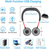 HIGH SPEED PORTABLE NECK FAN - USB CHARGEABLE