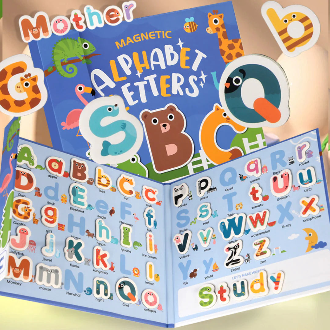 Magnetic Alphabet Learning Book For Kids