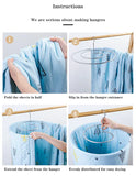 Spiral Shape Bedsheet Hanger