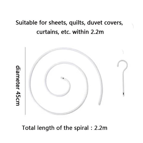 Spiral Shape Bedsheet Hanger