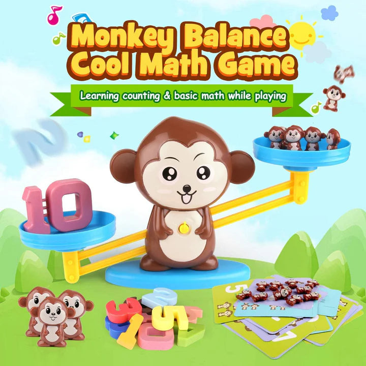 Kids Educational Monkey Balance Math Game Toy