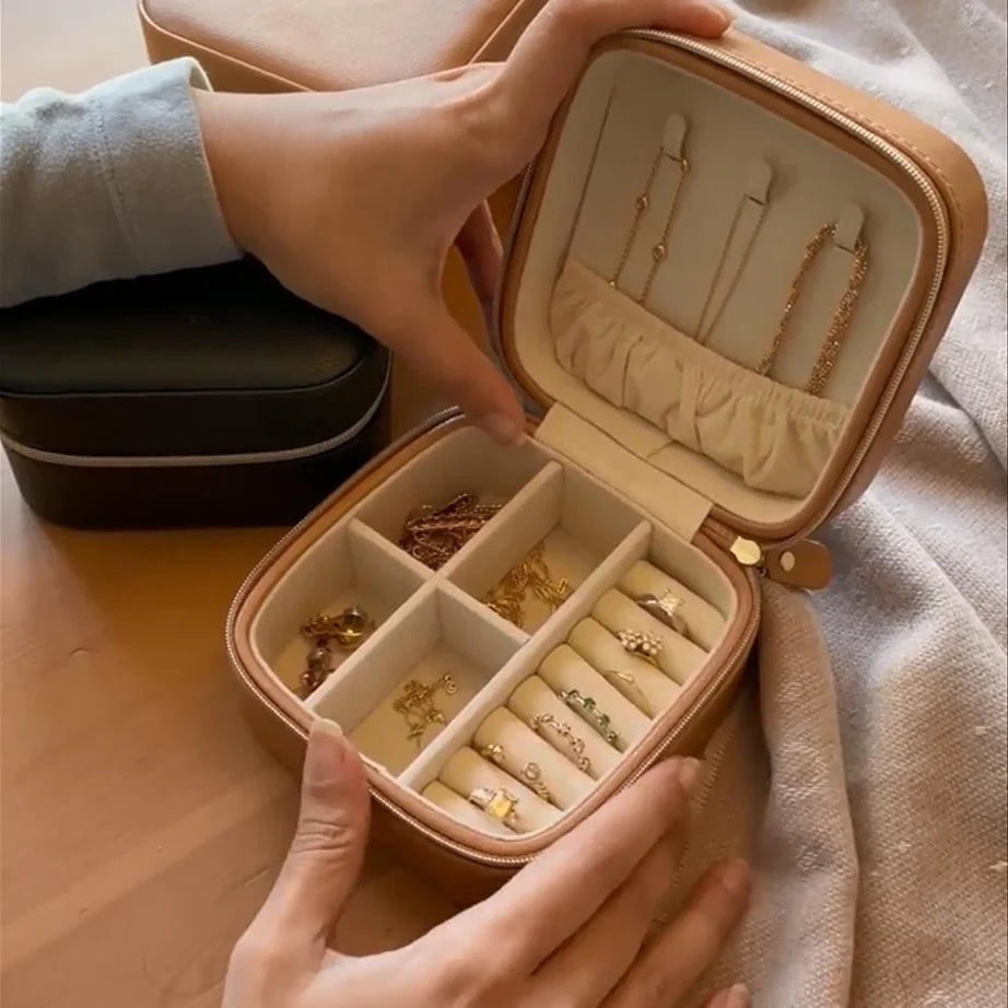 Portable Jewelry Box Organizer