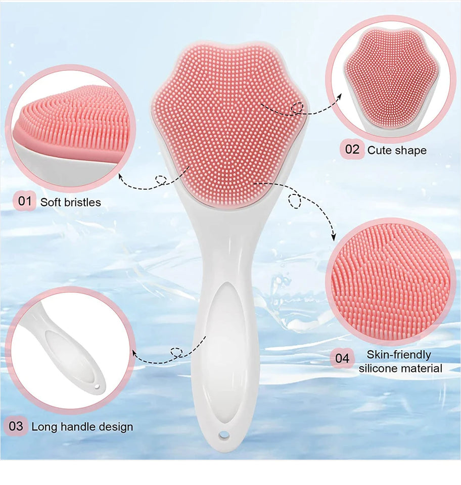 Silicon Face Scrubber Cleaning Brush