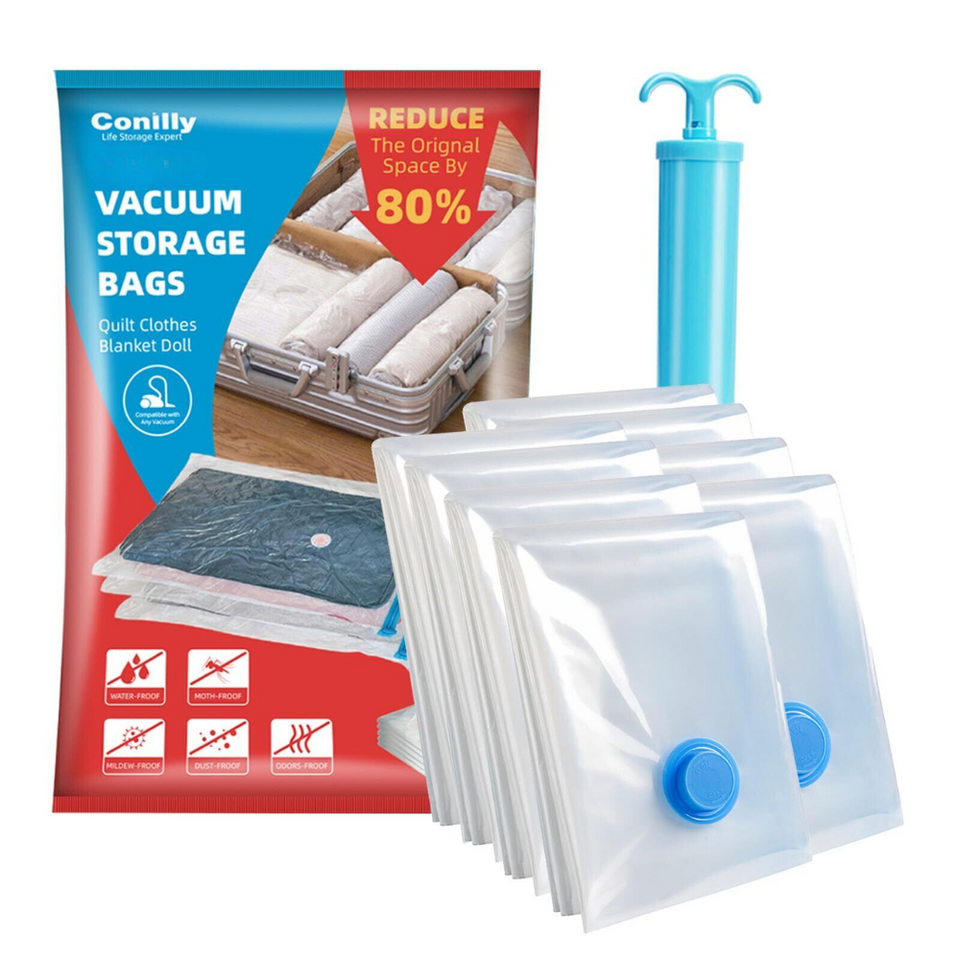 Vacuum storage bags outlet with pump