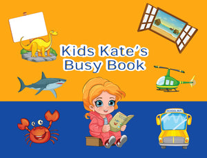 Educational Kids Busy Book – Brain Boosting Activity  Pre Schooling Book