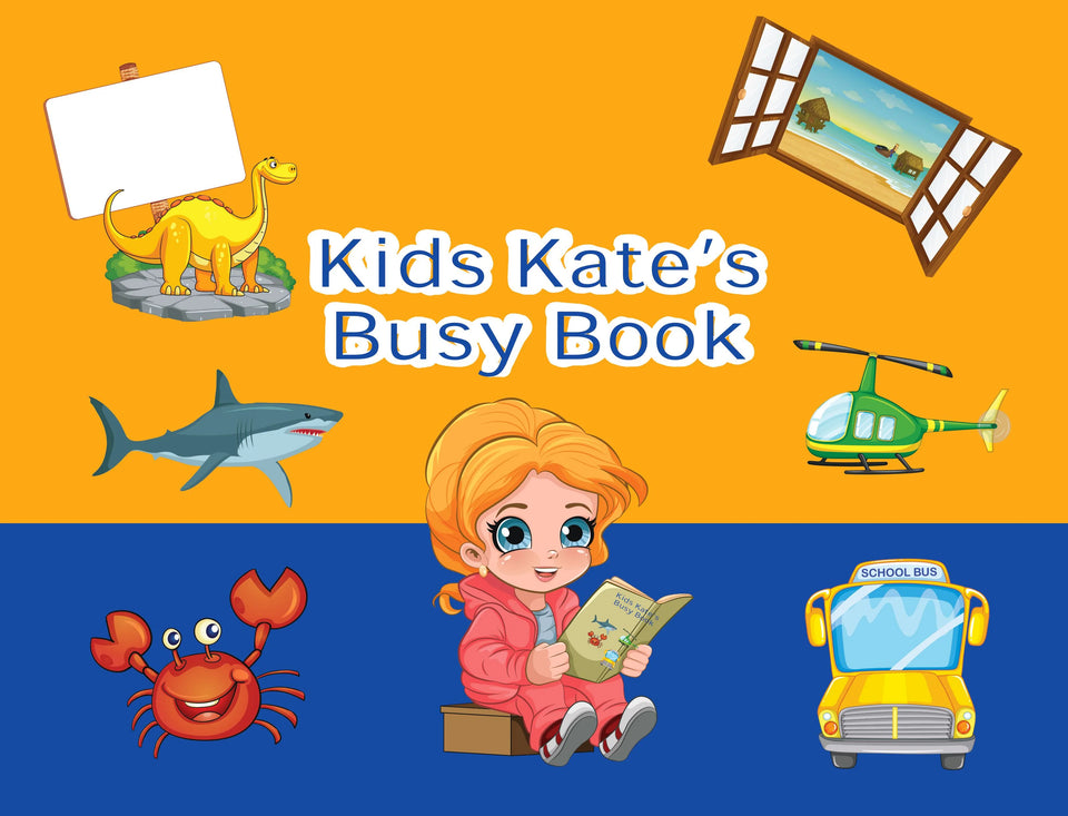 Educational Kids Busy Book – Brain Boosting Activity  Pre Schooling Book