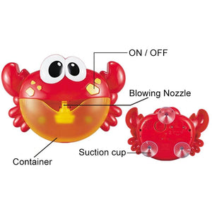 Bubble Bath Crab Toy