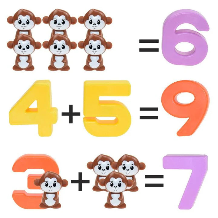 Kids Educational Monkey Balance Math Game Toy