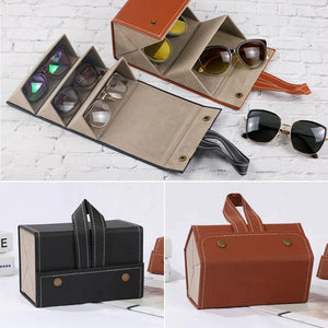 Leather Sunglasses Organizer ( 5 Slots )