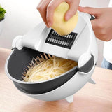 9 in 1 Multifunctional Vegetable Cutter With Drain Basket