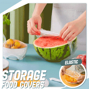 Reusable Elastic Food Storage Covers (100 PCS)
