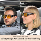 HD VISION DAY AND NIGHT DRIVING GLASSES (Pack of 2)