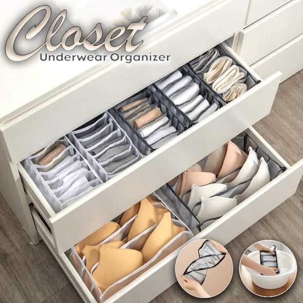 Closet Garments Organizer - Pack of 3