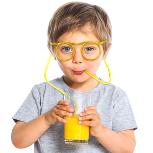 Funny Flexible Straw Glasses For Children